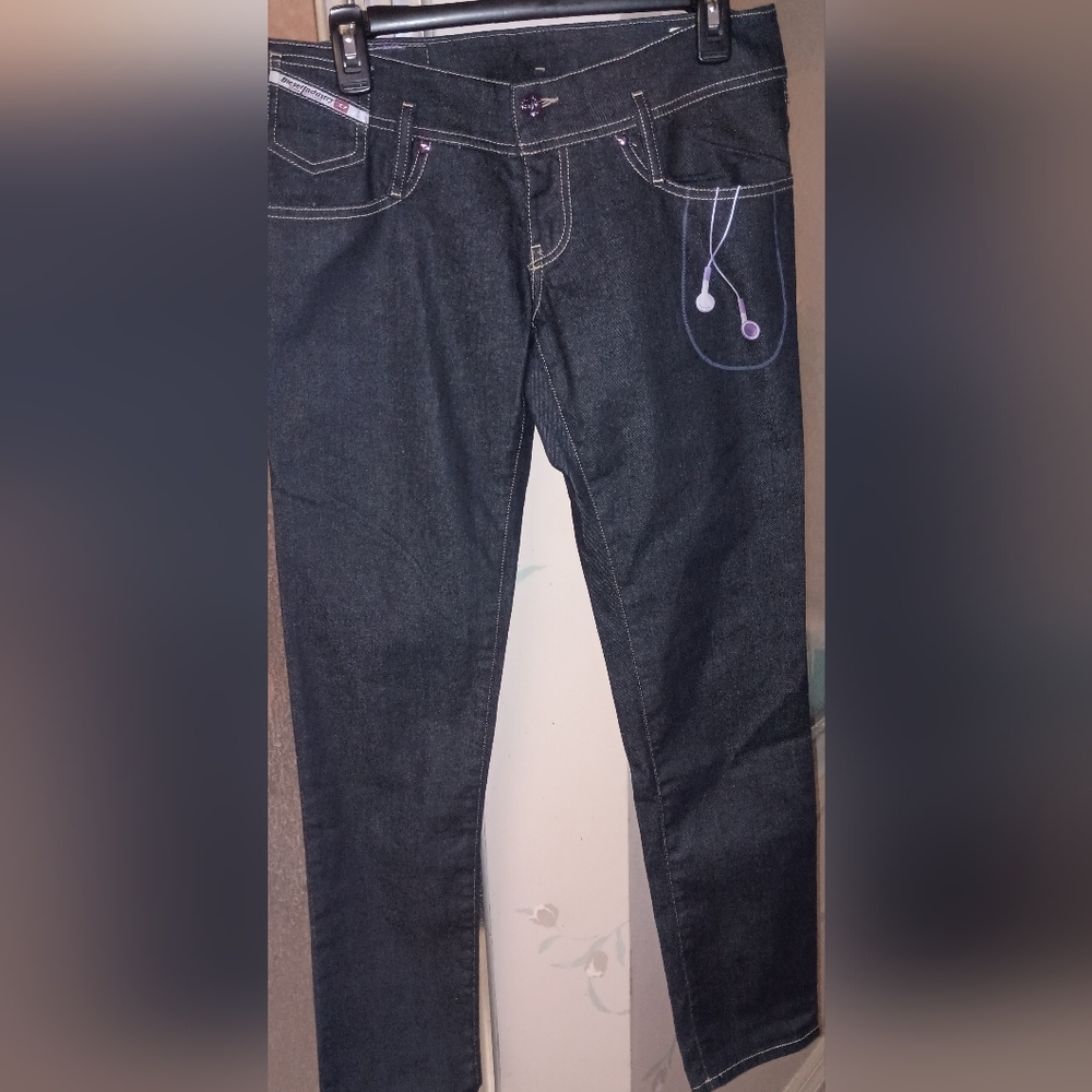 NWOT Diesel Industry Matic Stretch Headphone Dark Wash Jeans 29 x 32